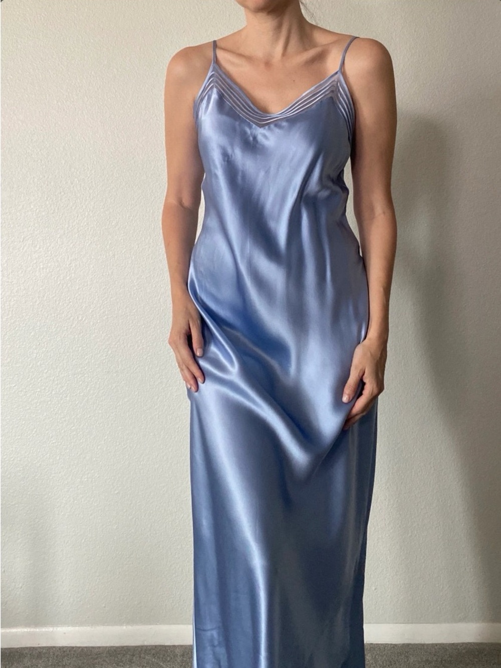 VTG Victoria’s Secret Silk Maxi Slip Dress
